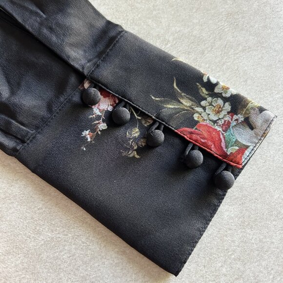 The Kooples Floral Tie Neck Dress ASO Anastasia Steele - Picture 10 of 13